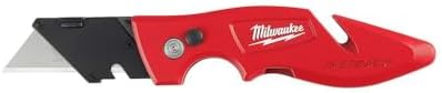 Milwaukee 48-22-1901 Fastback Press and Flip Utility Knife with Belt Clip and Onboard Wire Stripping