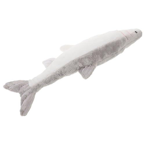 Toyvian Almohada de Felpa Suave en Forma de Pez Realista 50 Cm, Cojín Decorativo para Habitación Infantil, Peluche de Animal Marino, Cojín Divertido y Portátil para Decoración y Juegos