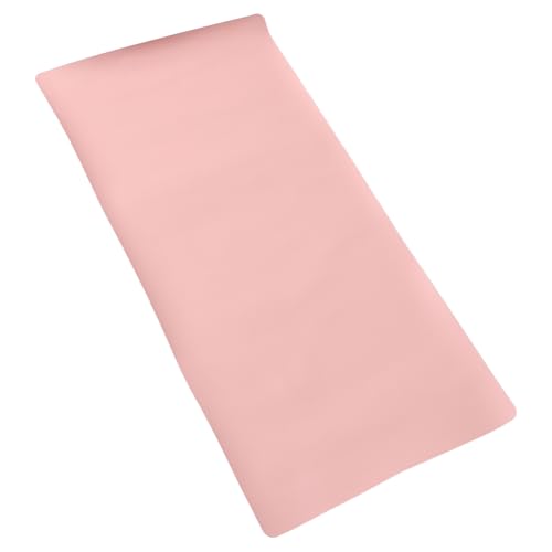 ELEOUTI Tapete de Maquillaje Rosa de PU y Confortable para Tocador, Protector de Escritorio Efecto Antipolvo Adecuado para Mesas de Maquillaje y Estaciones de Trabajo