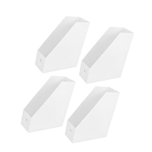 Gatuida Portadocumenti Verticale da Scrivania in Plastica 9x24x27 Cm, Set 2 Pezzi, Organizer Multifunzione per File e Documenti, Portaoggetti per Ufficio, Casa e Studio