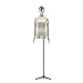 JIANFEI Manichino Sartoriale Busto Donna, 120-210 Cm Regolabile Altezza Donna Placcatura Manichino per Negozio Vestiti Casa Decorare, Robusto Metallo Supporto Base (Color : White-A)