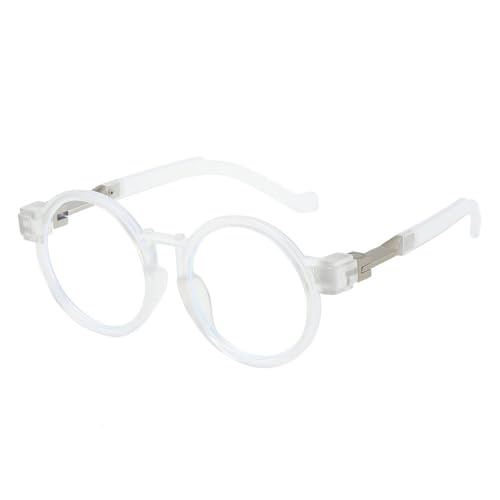 Lunettes de soleil rondes punk pour festivals et terrasses verres transparents dégradés