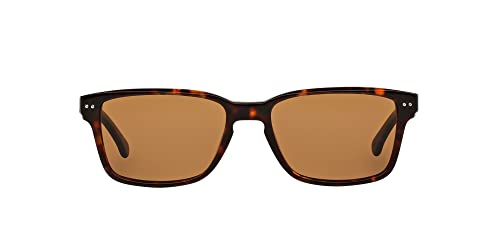 Brooks Brothers Men's BB 725S Rectangular Sunglasses, Tortoise/Brown, 52 mm