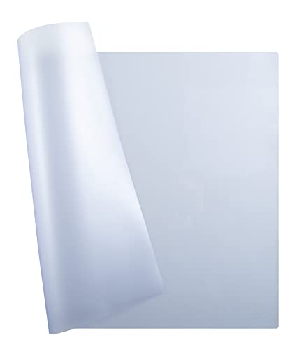 Exacompta - Réf. 29630E - 1 Sous-mains souple Crystal - en PVC souple - une surface lisse et une surface grainée - protège bureau, tapis de souris - format 50 x 65 cm - couleur incolore - livré roulé