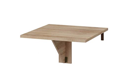BIM Furniture Homi Mini 7 Table extensible en chêne Sonoma 70 x 70 x 75 cm