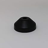 Vinyl Guru - centratore a cono, in plastica, per 45 giri, 7”, colore: Nero