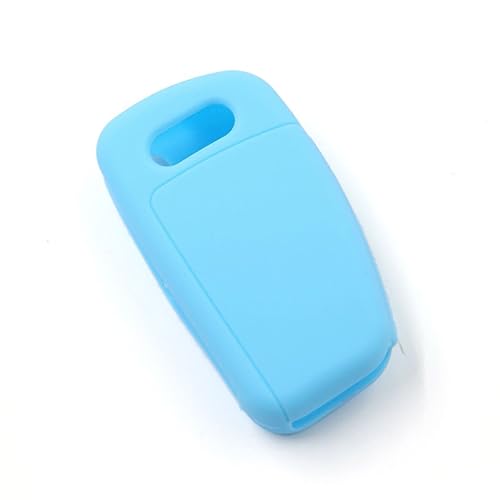 Coque de clé Audi en silicone bleu pour éviter les rayures de boîtier - 2
