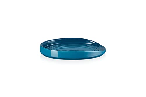 Miniatura 3 de Le Creuset Reposa Cucharas Oval De Cerámica De Gres, 15 Cm, Deep Teal, 71507156420099