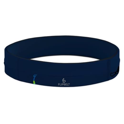 Best big bottle waist packs for running Midnight Blue FlipBelt Zipper Running Belt