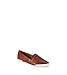 Frye Melanie Slip On Shoes for Women Crafted from Premium Leather with White Rubber Toe Bumpers and Soles, Leather Lining, and Removable Footbeds – 1 ¼” Outsole, Cognac - 6 M