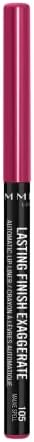 Rimmel Lasting Finish Exaggerate Automatic Lip Liner - Rich, Smooth Formula, Long Lasting - 105 Mauve Spell, .01oz