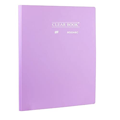 Pasta Catálogo 20 folhas A4 ClearBook_ Tons Pastel