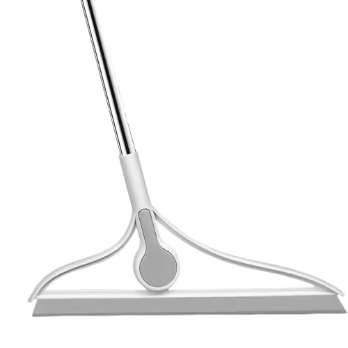 Squeegee Broom for Floor - Escoba para Limpieza de Suelos, de Silicona Ligera, Multifuncional, Herramienta de Limpieza no adherente para Paredes, Suelos, Casas, Azulejos, baños, cocinas,