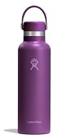 Hydro Flask Water Bottle - Insulated Stainless Steel - Non Spill, Leakproof in 21 Oz Beachplum Purple