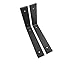 2 Pack - 8"L x 6"H Angle Shelf Bracket, Iron Shelf Brackets, Metal Shelf Bracket, Industrial Shelf Bracket, Modern Shelf Bracket, Shelving