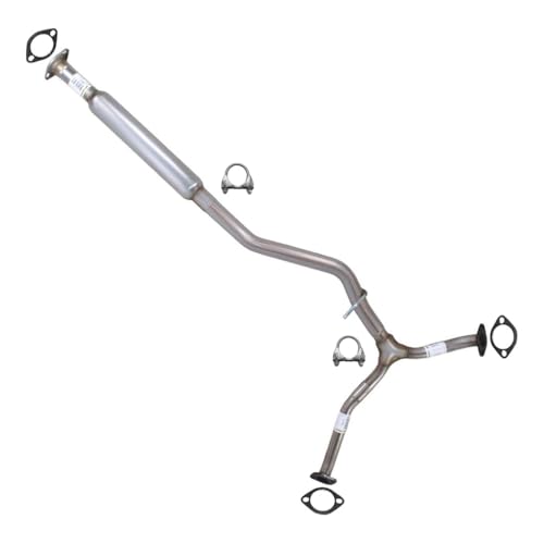Exhaust Resonator and Y-Pipe Kit Compatible for 2010-2014