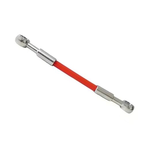 Durite de frein moto tressée inox 170cm avec banjos M10 0°