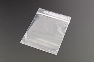 Grip Seal Bags - Self Seal Resealable Food Safe - 3" x 3.25" / 75mm x 80mm - Box of 1000