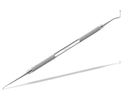 Eckenheber mit geradem und gebogenem Ende als Spezialmodell für Fußpflege und Nagelpflege