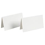 Best Paper Greetings Pack of 100 Place Cards - Small Tent Cards - Perfect for Weddings, Banquets, Events, 2 x 3.5 Inches