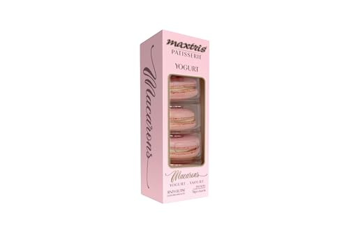Macarons Maxtris yogurt rosa astuccio 5 pz