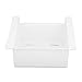 Leku Slide Frigorifero Box - Organizer da Cucina Slide Frigorifero Storage Rack Custodia Estraibile per cassetti(Bianca)
