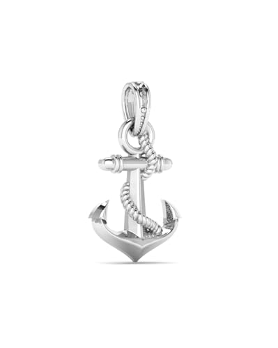 Pendentif ancre de bateau Mtrolls en argent 925 modèle 600565952