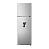 Hisense RT90N6WKX2-Refrigerador Top mount, 9 pies cúbicos con Dispensador de Agua, No Frost, Multi...