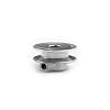 Terre Products, Heavy Duty 2 V-Groove Drive Pulley, Precision 1/2 Bore, Robust Z3A Zinc Alloy Die Cast Pulley