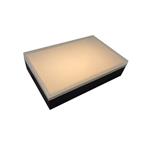 Image of LUMENGY Paver Light 6X9 Inch (5.82 x 8.85 inches) 2700K, Brick Lighting for Pavers, Driveways, Pathways, Patios, Inground & Garden, 12V Waterproof, Drive-Over Rated