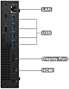 Dell OPTIPLEX 7040 6th Gen Micro Business Desktop Computer, Intel Quad Core i5 6500T up to 3.1GHz, 8G DDR4, 1T HDD, WiFi, BT 4.0, USB 3.0, HDMI, DP, Win 11 64-Bit Supports EN/ES/FR(CI5) (Renewed)