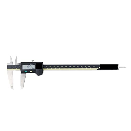 Calibrador digital LCD para mediciones sin errores, calibre de acero inoxidable de 0-200mm