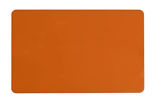 Image of Pack of 100 Orange CR80 PVC Cards | 30 mil by easyIDea