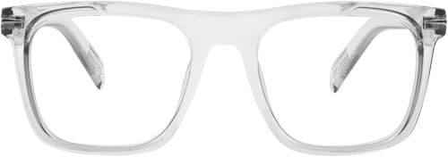 Image of Blue Light Glasses for Men Women Trendy Square Frame Blue Light Blocking Lens Computer Eyeglasses