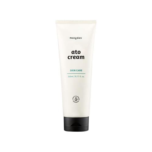 Image of mongdies Baby Ato Cream | 200 Hour Long Lasting Hydration | Patented Ceracine™ & 6 Layer Ceramide Barrier Care | Intensive Moisturizer for Dry & Sensitive Skin | Dermatologist Tested | 8.11 fl oz
