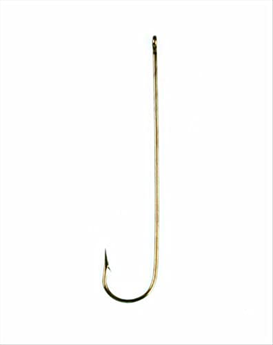 Eagle Claw Cricket Aberdeen Light Wire Long Shank Hook, Bronze, One Size (215AH-8)