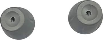 Image of NS Handlebar Weight /Handle Cap for Ntorq Grey Plastic Made in India Bike Handlebar Weights Pressing Type (2 Pc)