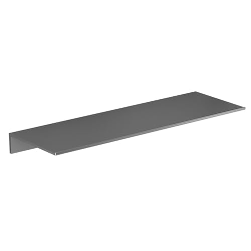 WTJDCCY Estanteria Flotante Balda Radiador, Estanterias Almacenaje de Aluminio Resistente a La Humedad, Cubre Radiadores para Oficinas en Casa(Gray,80x12.5cm/31x5in)