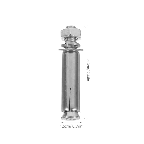 8 pernos de expansión de acero inoxidable para pared de concreto miniatura 2