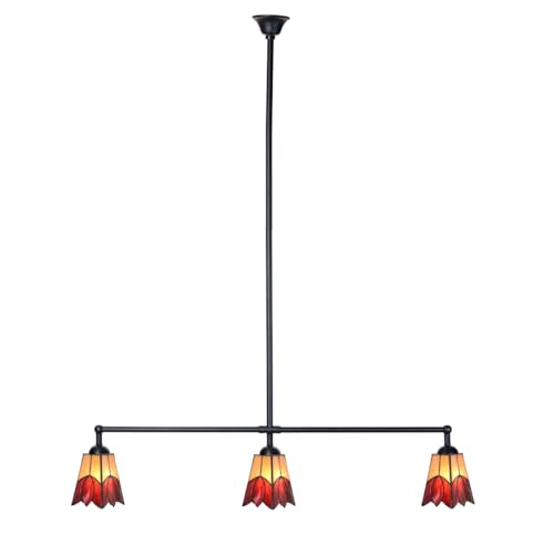 Lampe Art Deco Trade Kievitsbloem en vitrail fait main