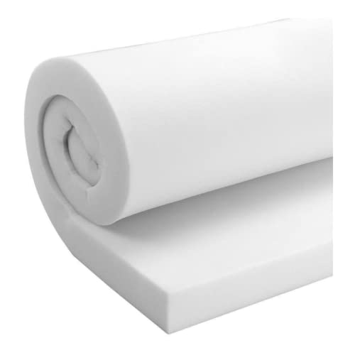 TENDAGGIMANIA Goma Espuma de Poliuretano Densidad 18 Espesor 3 CM - Medida Personalizable - Espuma para Sofás Ideal también para Sillón y Sofá-Cama