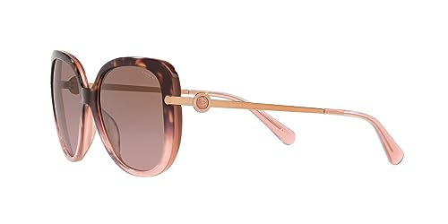 Coach HC8320 Sunglasses, Rose Tortoise Gradient/Brown Pink Gradient, 55 mm3