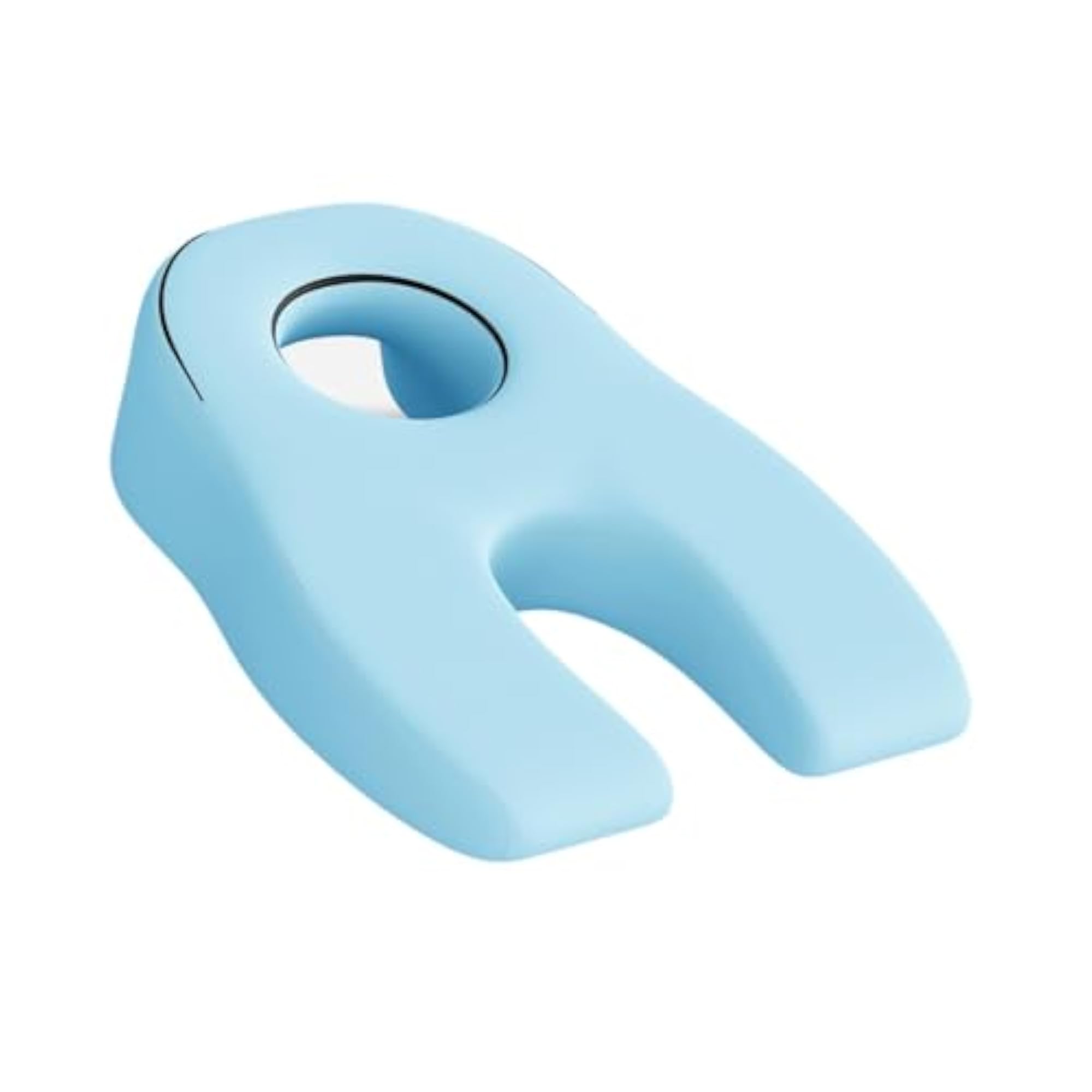 Face Down Pillow with Washable Cover, Blue