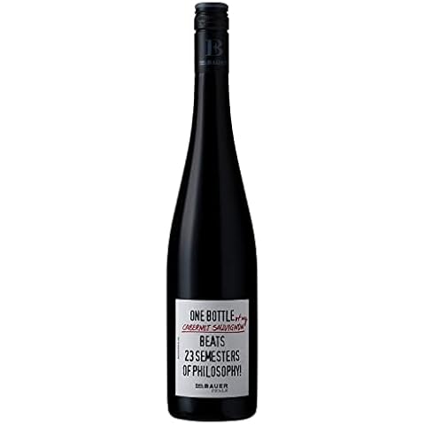Emil Bauer Cabernet Sauvignon "One bottle of my Cabernet Sauvignon beats 23 semesters of philosophy" Cover