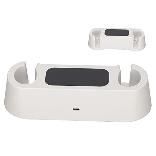 Acogedor Base de carregamento dupla para controles Oculus Quest 2, com luz indicadora de LED, estaçã