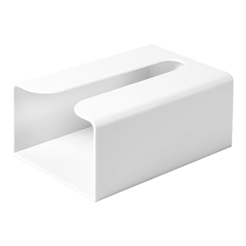 ティッシュケース 壁掛け 目立たない接着剤 ティッシュボックス おしゃれ ティッシュホルダー ティッシュカバー トイレ キッチン お風呂 冷蔵庫 洗面所 収納 ペーパーホルダー 壁付け 壁に付けられる 便利グッズ ホワイト