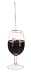 Ganz Happy Merlot 4 Inch Merlot Wine Glass Ornament w/ Faux Wine