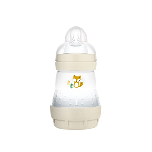 MAM Easy Start Anti-Kolik-Flasche mit SkinSoftTM Silikon Sauger, 0+ Monate, 160 ml, Neutral