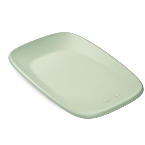 Nattou Matelas à langer en mousse PU douce, Matelas à langer lavable, env. 50 x 70 cm, Softy, Vert
