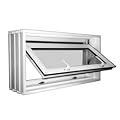 Hopper and Awning Basement Window (32" W x 20" H x 8" D)